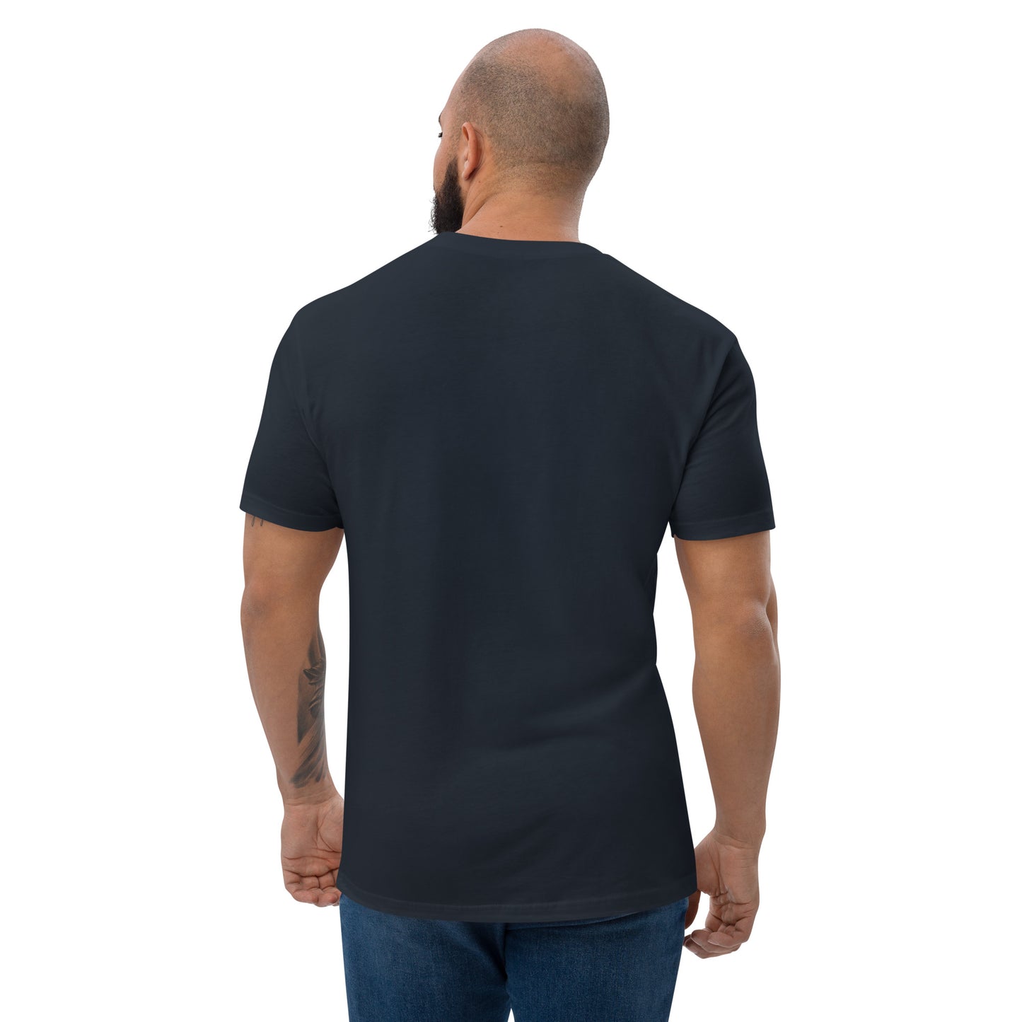 DredLoc Men's Fitted Dark Blue T-Shirt - Printed Design