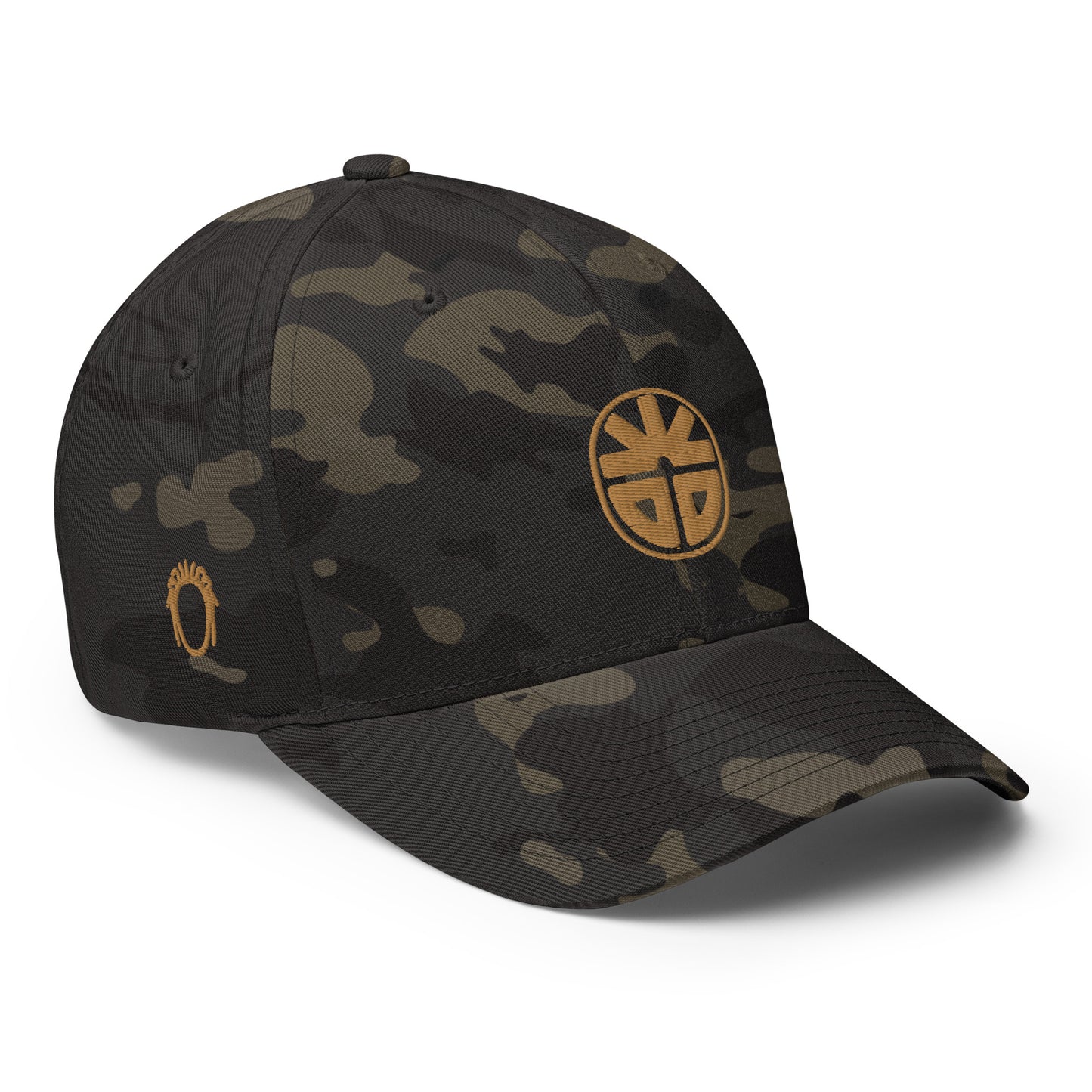 DredLoc Baseball Cap DELOC  Gold Logo front / face logo each side